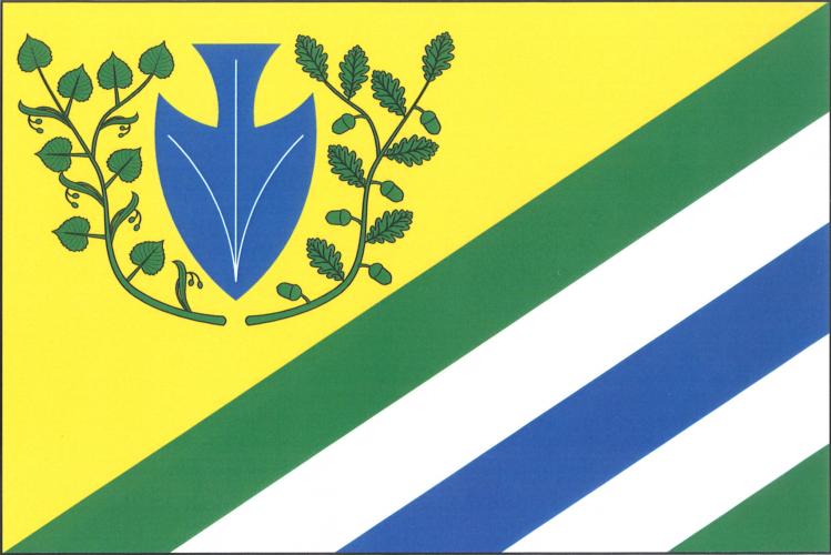 Vlajka obce Hlubyně