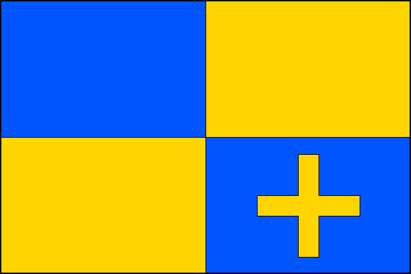 Vlajka obce Budyně nad Ohří
