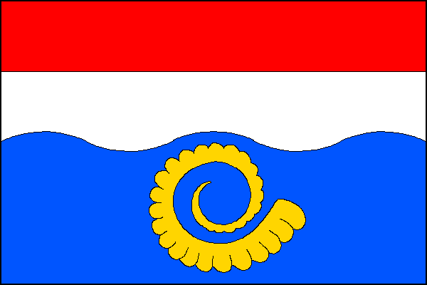Vlajka obce Hrobce