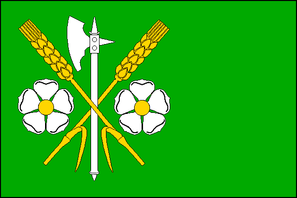 Vlajka obce Křešice