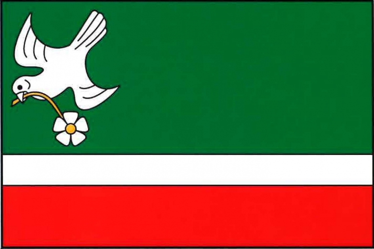 Vlajka obce Kolešov