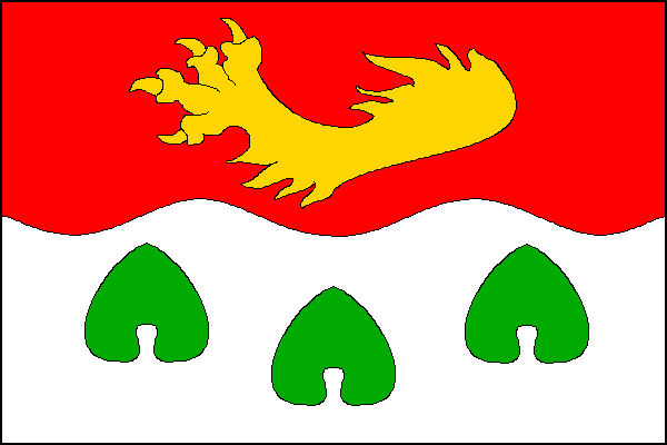 Vlajka obce Mšené-lázně
