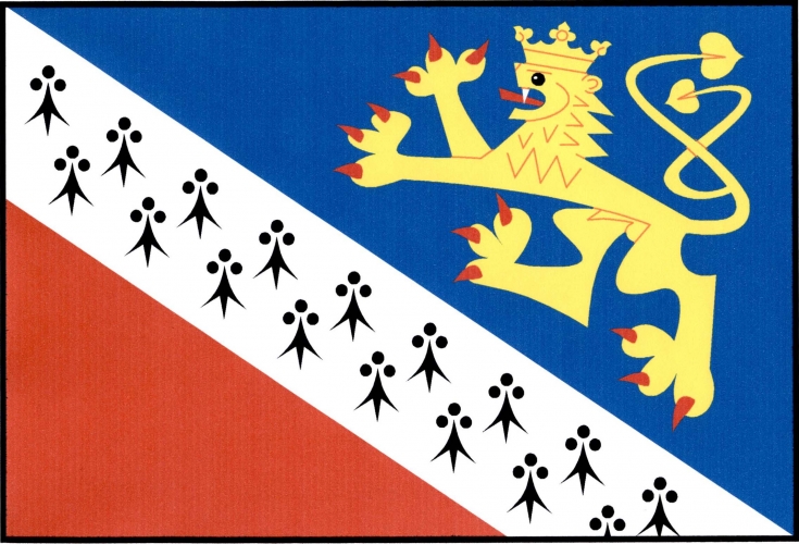 Vlajka obce Plužná