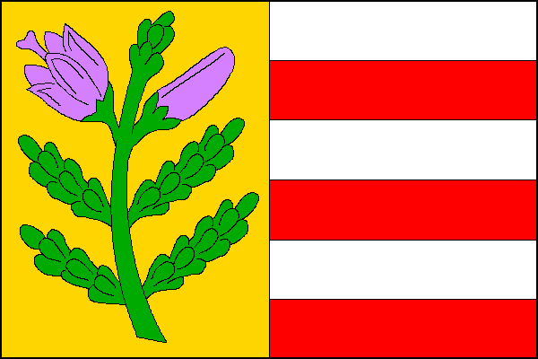 Vlajka obce Vřeskovice