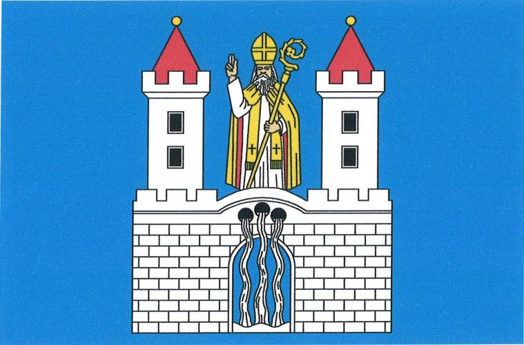 Vlajka obce Nepomyšl