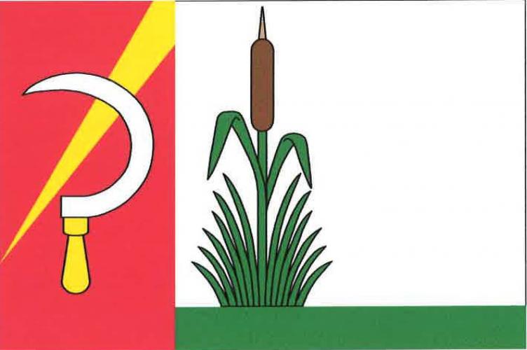 Vlajka obce Podbořanský Rohozec