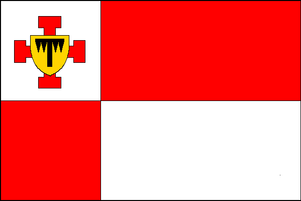 Vlajka obce Bystřany