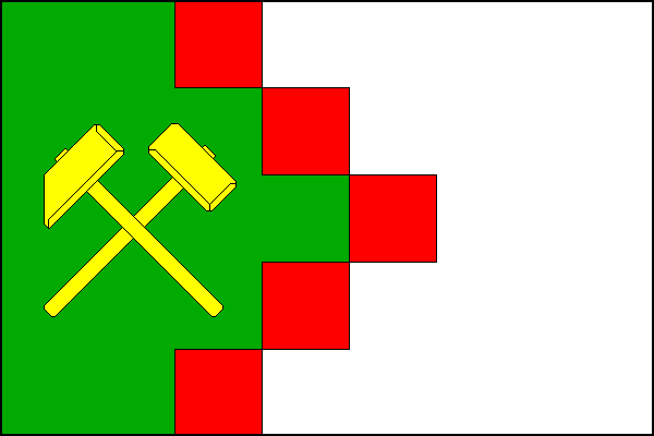 Vlajka obce Hostomice