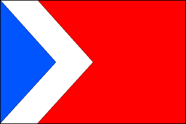 Vlajka obce Újezdeček