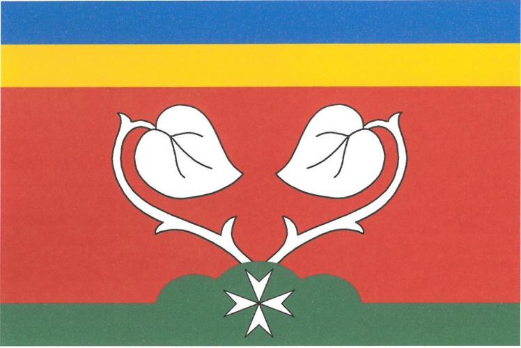 Vlajka obce Malečov