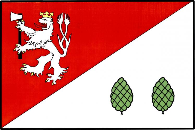 Vlajka obce Havlíčkova Borová