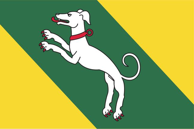 Vlajka obce Chrtníč