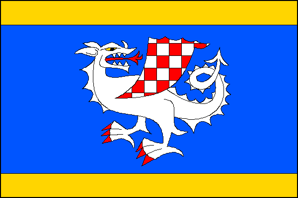 Vlajka obce Chudeřice
