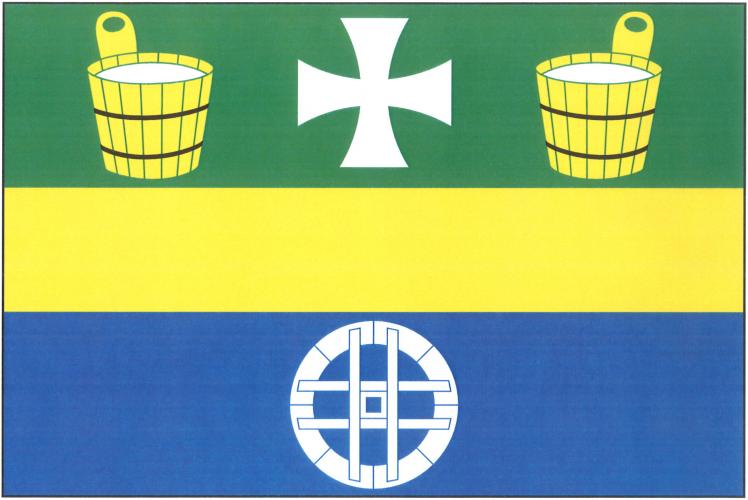 Vlajka obce Mlékosrby