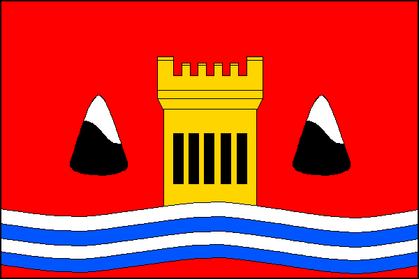 Vlajka obce Skřivany