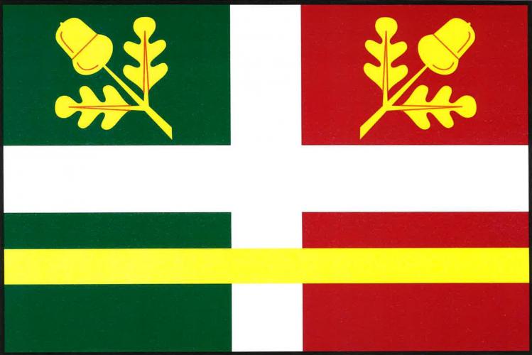 Vlajka obce Doubravička