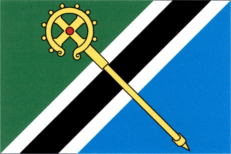 Vlajka obce Vysoká nad Labem