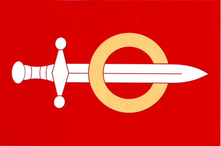 Vlajka obce Hrochův Týnec