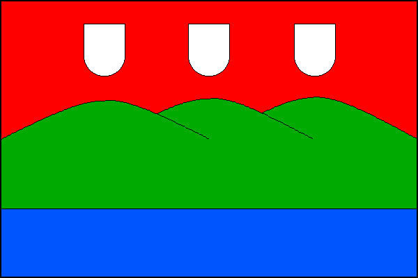 Vlajka obce Kameničky