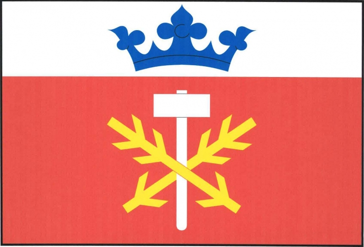 Vlajka obce Prachovice