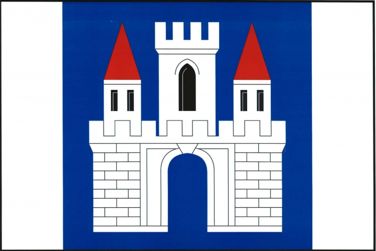 Vlajka obce Předhradí