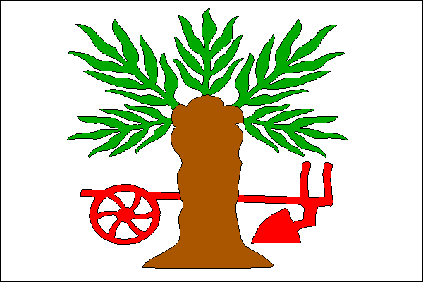 Vlajka obce Vrbice