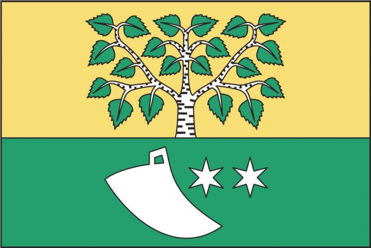 Vlajka obce Březinky