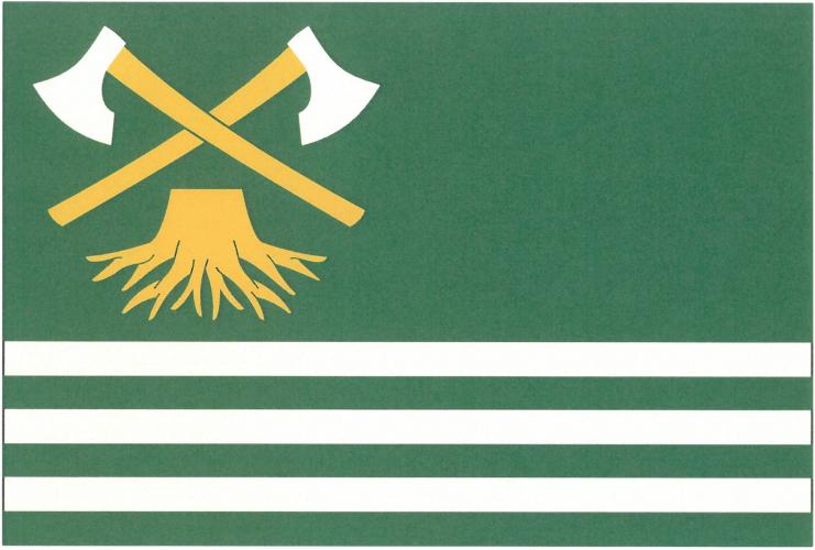 Vlajka obce Malé Výkleky