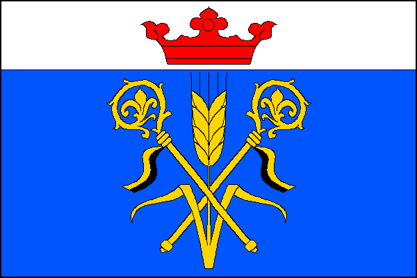 Vlajka obce Křičeň