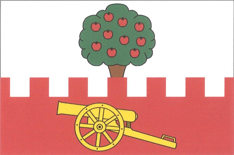 Vlajka obce Sadová