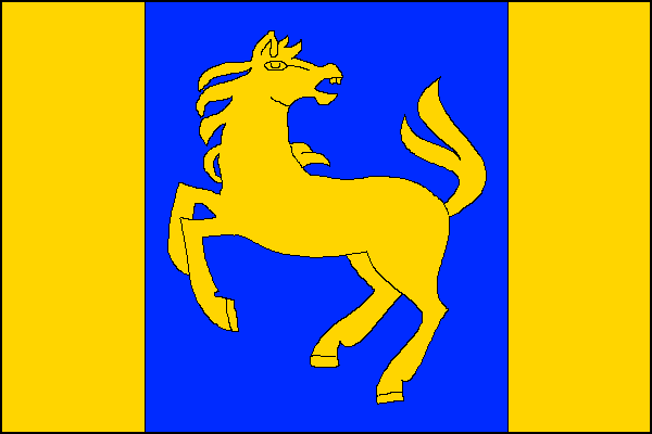 Vlajka obce Martinice v Krkonoších
