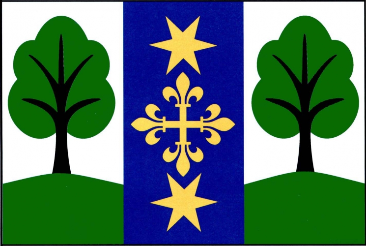 Vlajka obce Úhlejov