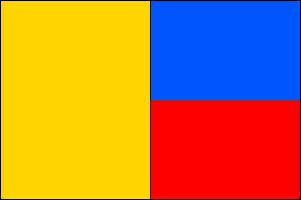 Vlajka obce Klešice