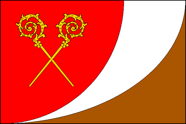 Vlajka obce Zderaz