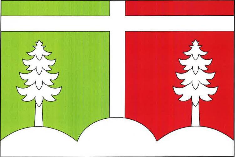 Vlajka obce Žlebské Chvalovice