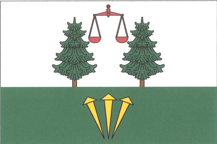 Vlajka obce Mezilečí