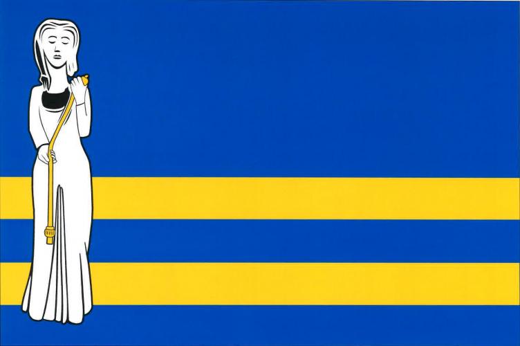 Vlajka obce Mokošín