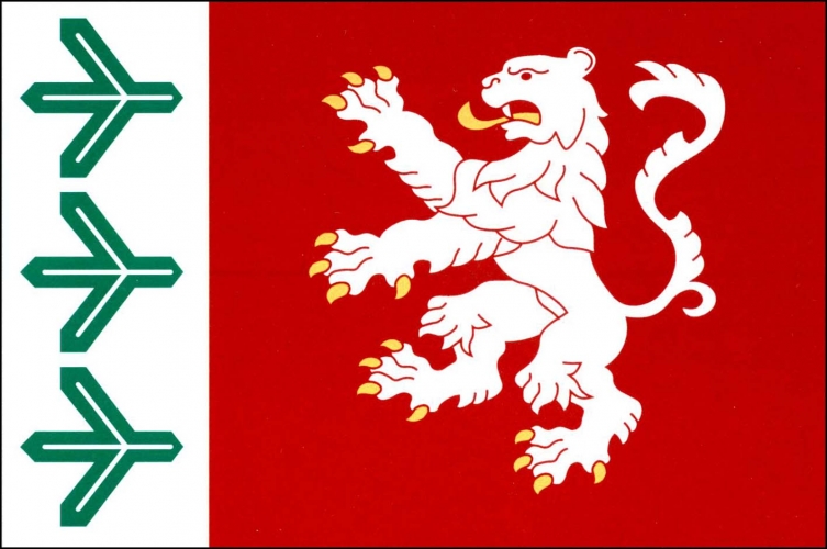 Vlajka obce Vysoké Chvojno