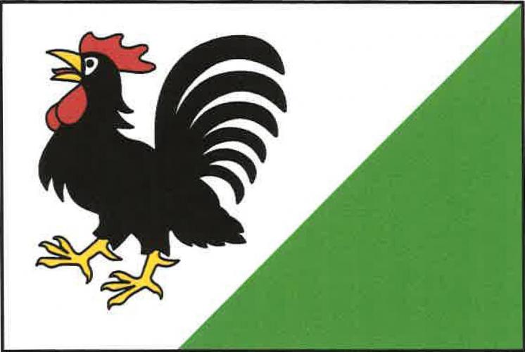 Vlajka obce Vyšehněvice