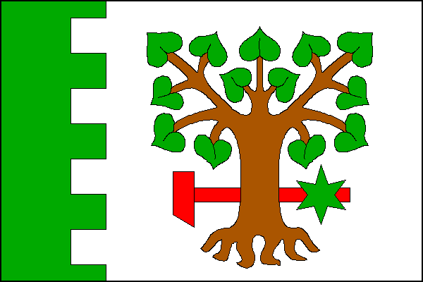 Vlajka obce Bohdašín