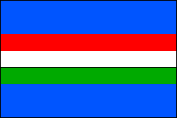 Vlajka obce Borohrádek