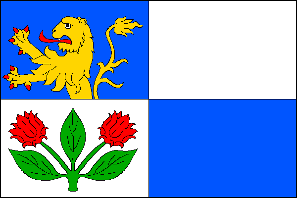 Vlajka obce Bukovina u Čisté