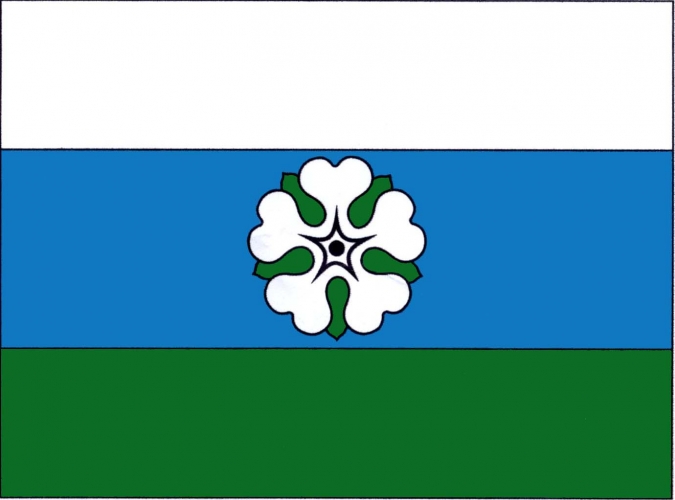 Vlajka obce Slaná
