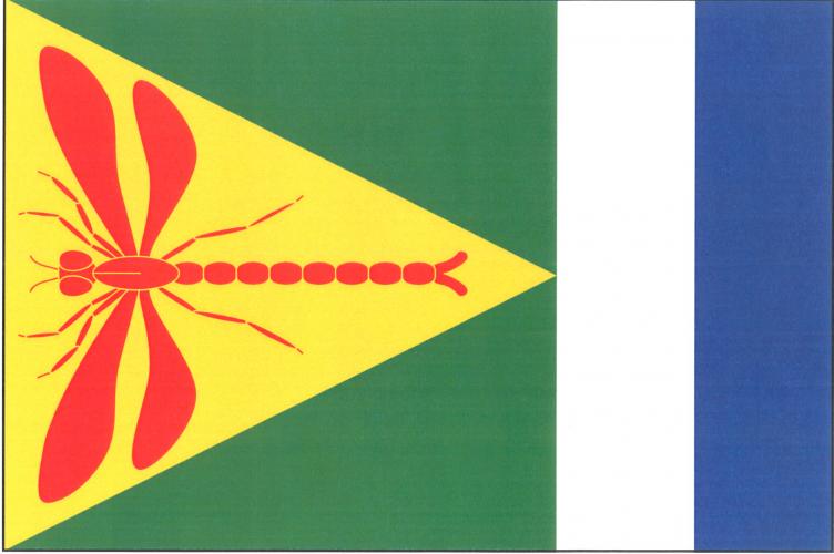 Vlajka obce Velký Luh