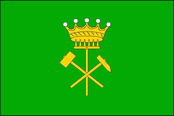 Vlajka obce Vysoká Pec