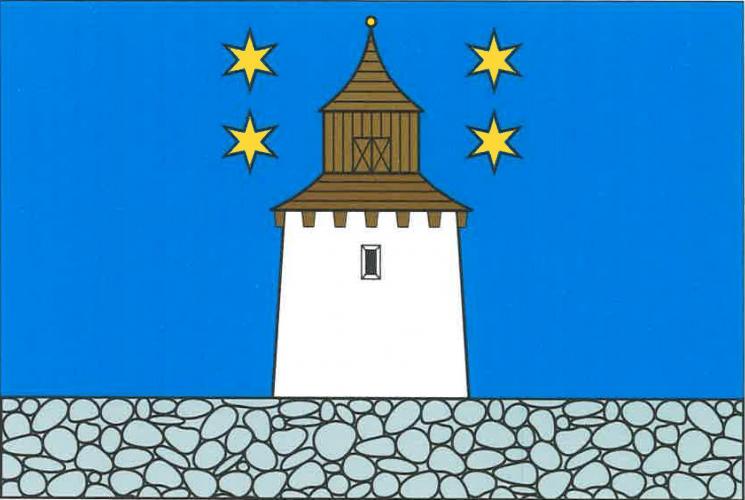 Vlajka obce Korouhev