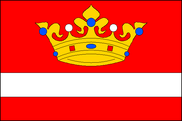 Vlajka obce Vítějeves