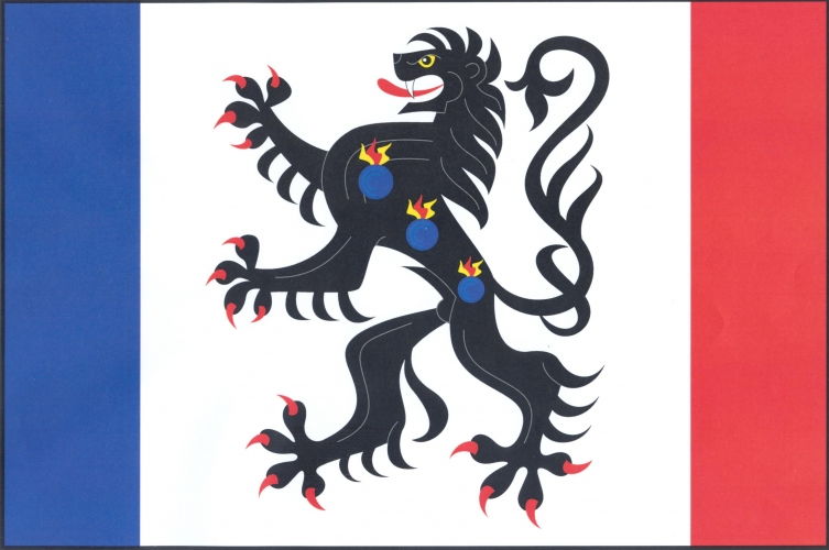 Vlajka obce Bílá Třemešná