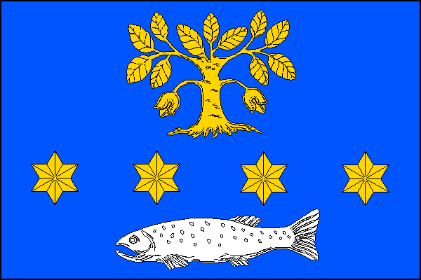 Vlajka obce Mladé Buky