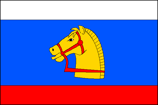 Vlajka obce Bystřec